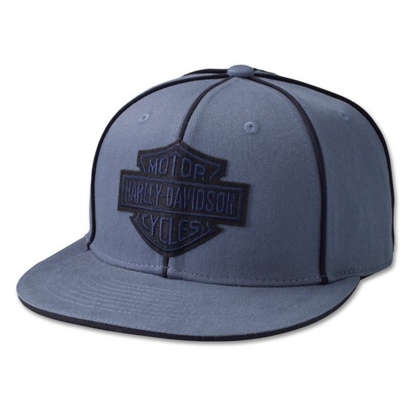Harley-Davidson Other - New Harley Davidson Bar & Shield Fitted Hat blue size M